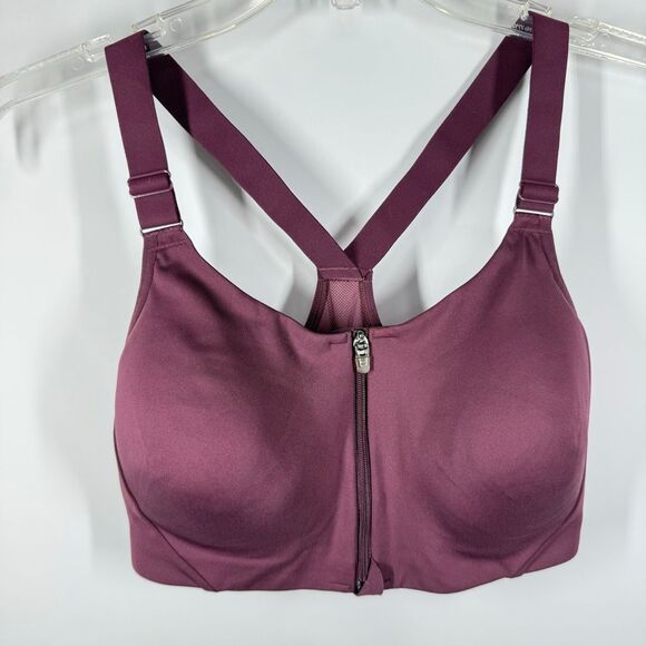 All in motion women’s high impact front zip sport bra size 36C - Picture 1 of 6